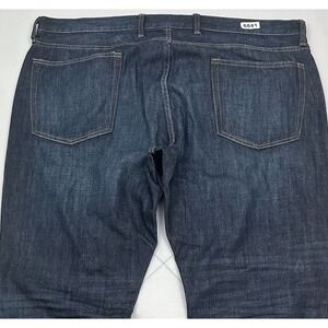 GAP Boot Cut Jeans Mens 42x30 Loose Rockaway Blue Dark Wash Denim 100% Cotton